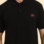 Premium Classic Fit Cotton Polo | Black