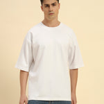 AE Oversized French Terry Crew Neck T-Shirt | White | | Men