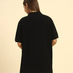 Premium Classic Fit Women’s Cotton Polo | Black