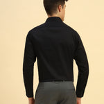 Slim Fit Stretch Blend Shirt | Navy Blue