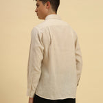 Relaxed Fit Salerno Cotton-Linen Shirt | Beige