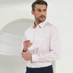 Classic Fit Check 100% Cotton Shirt | White & Pink