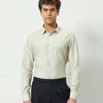 Classic Fit Cotton Blend Shirt | Pistachio