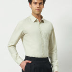 Classic Fit Cotton Blend Shirt | Pistachio