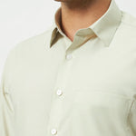 Classic Fit Cotton Blend Shirt | Pistachio