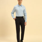 Classic Fit Corded Cotton-Blend Shirt | Sky Blue