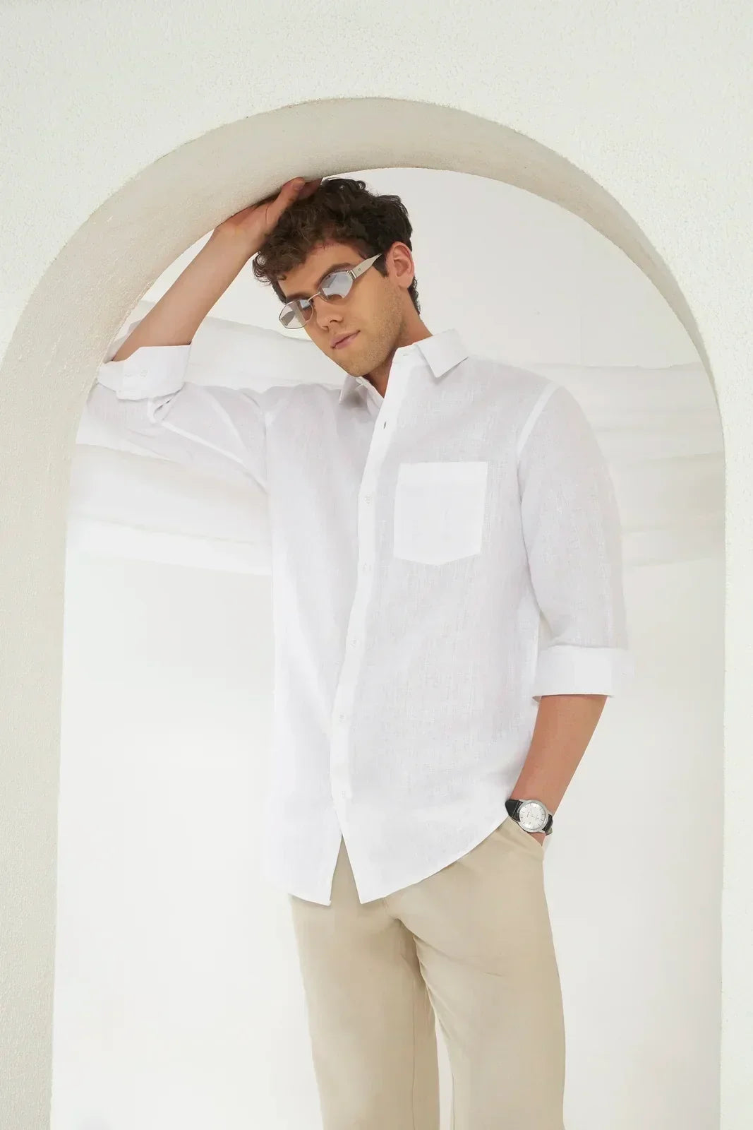 White Linen Shirt Outfit Ideas for Men: 7 Easy Combinations