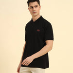 Premium Classic Fit Cotton Polo | Black
