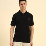 Premium Classic Fit Cotton Polo | Black