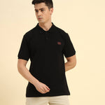 Premium Classic Fit Cotton Polo | Black