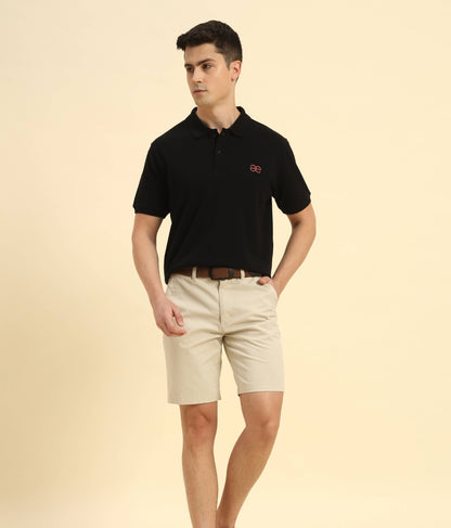Premium Classic Fit Cotton Polo | Black