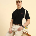 Premium Classic Fit Cotton Polo | Black