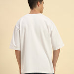 AE Oversized French Terry Crew Neck T-Shirt | White | | Men