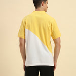 Premium Classic Fit Cotton Polo | Yellow & White