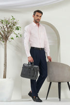 Classic Fit Check 100% Cotton Shirt | White & Pink