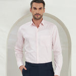 Classic Fit Check 100% Cotton Shirt | White & Pink