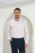 Classic Fit Check 100% Cotton Shirt | White & Pink