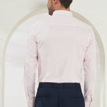 Classic Fit Check 100% Cotton Shirt | White & Pink