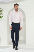 Classic Fit Check 100% Cotton Shirt | White & Pink