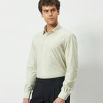 Classic Fit Cotton Blend Shirt | Pistachio