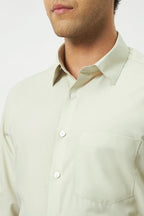 Classic Fit Cotton Blend Shirt | Pistachio