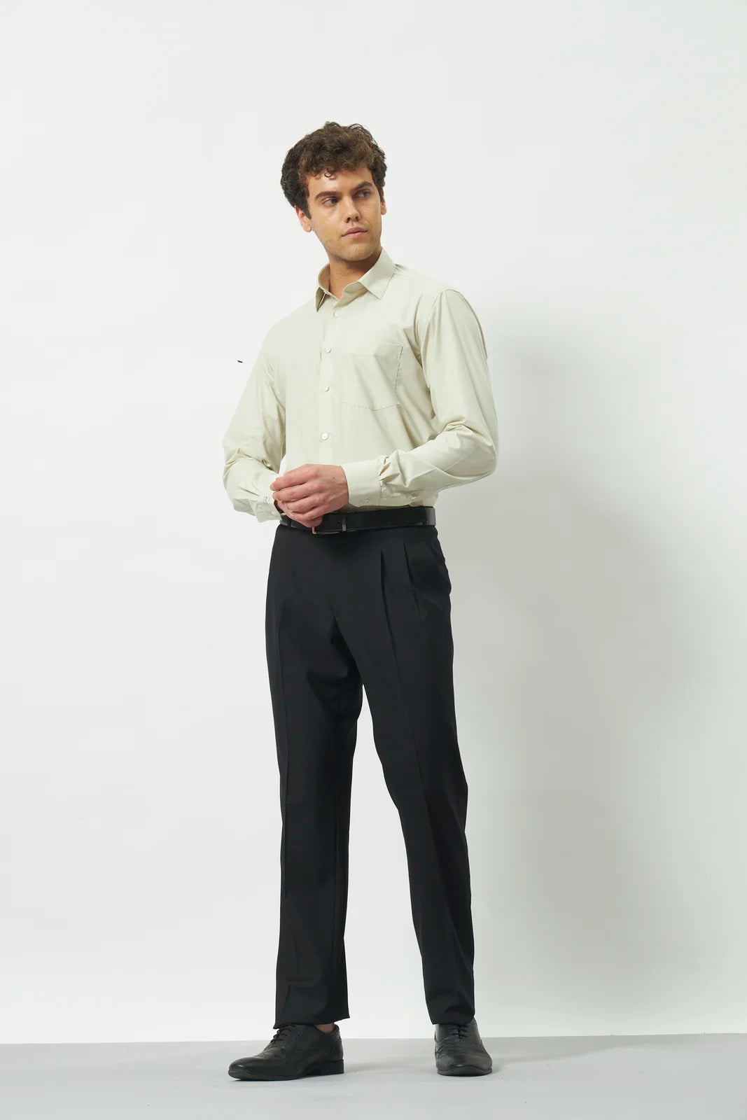 Classic Fit Cotton Blend Shirt | Pistachio