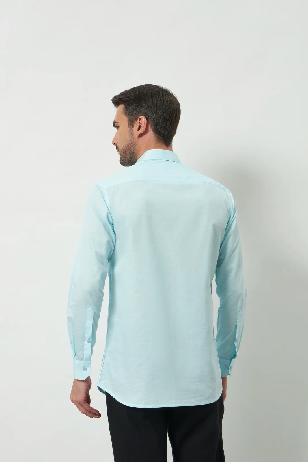 Classic Fit 100% Cotton Shirt | Sky Blue