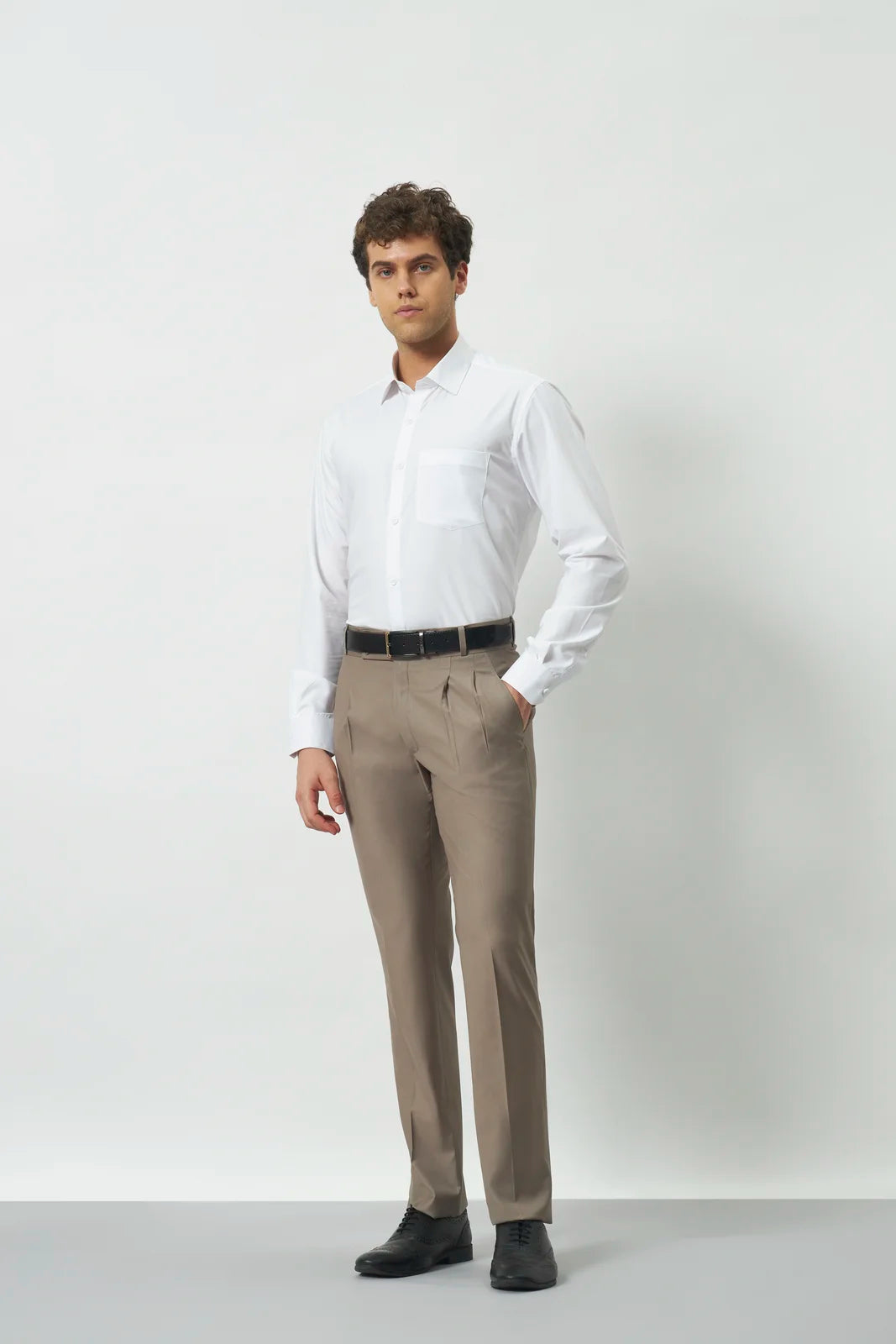 Classic Fit Bamboo Blend Shirt | White