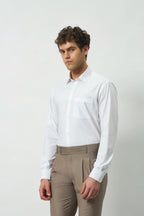 Classic Fit Bamboo Blend Shirt | White