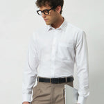 Classic Fit Bamboo Blend Shirt | White