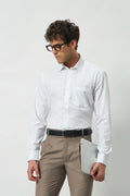 Classic Fit Bamboo Blend Shirt | White