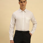 Classic Fit Oxford Cotton Shirt | White