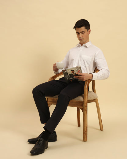 Classic Fit Supima Cotton Shirt | White